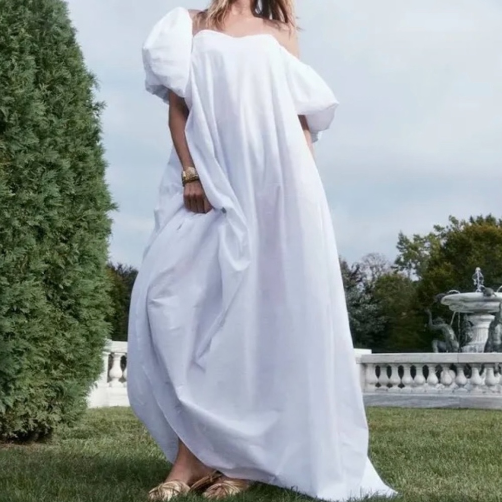 Caroline Constas Palmer Dress, White, Small